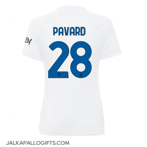 Inter Milan Benjamin Pavard #28 Vieraspaita Naiset 2023-24 Lyhythihainen